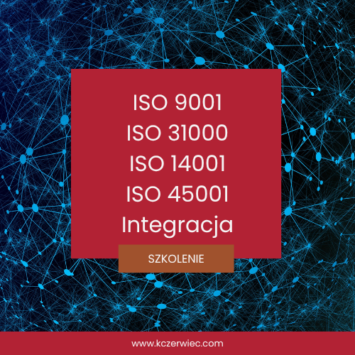 ISO 9001 ISO 31000 ISO 14001 ISO 45001 Integracja